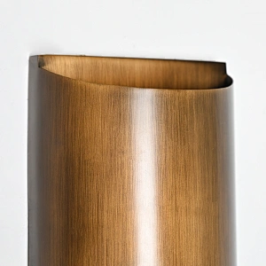 Vintage decorative steel wall light